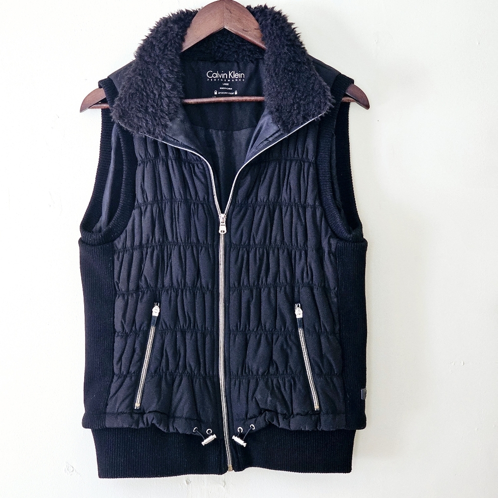 Calvin Klein Large Black Women's Performance Vest